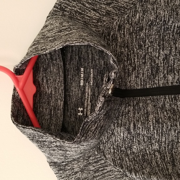 Under Armour 3/4 Zip Medium Heatgear Long Sleeve Top - Picture 2 of 5